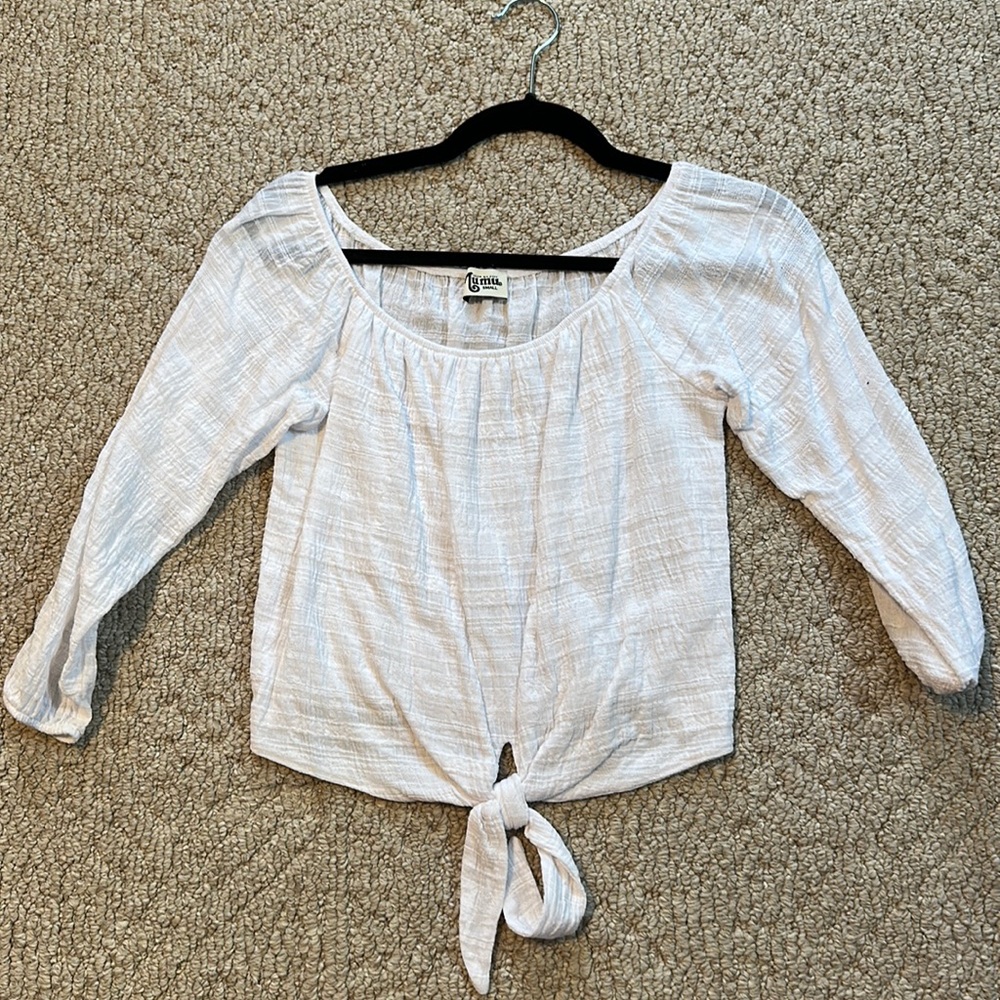 Show Me Your Mumu White Long Sleeve